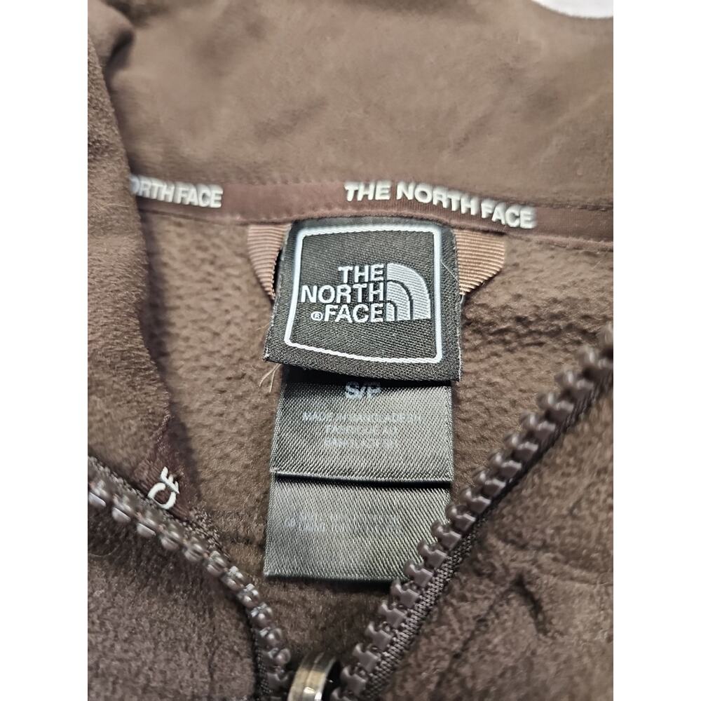 The Northface Jacket Womens Small Brown Fleece Full Zip - Picture 4 of 8